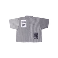 Wormhole Merch Kinshasha Stripe Black/White Shirt S/S