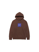 HUF Essentials Box Logo Hoodie Brown