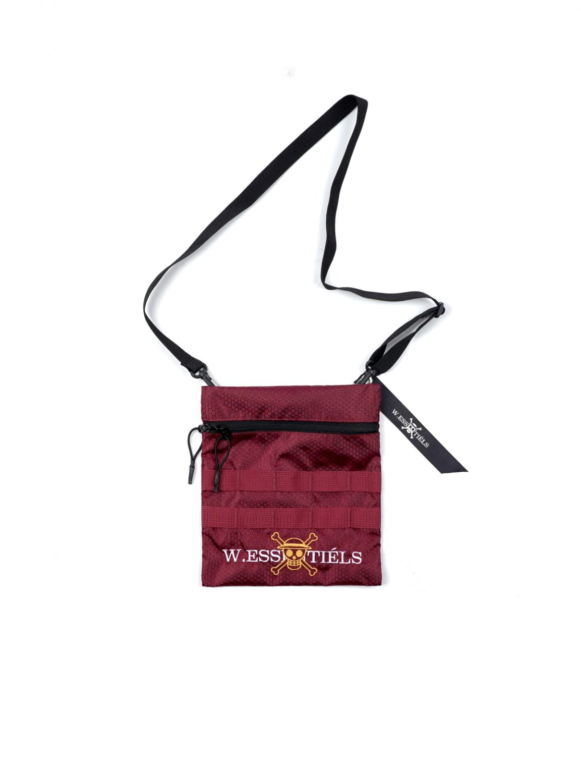 W.Essentiels x One Piece Mugiwara Tech Slingbag Foxblood