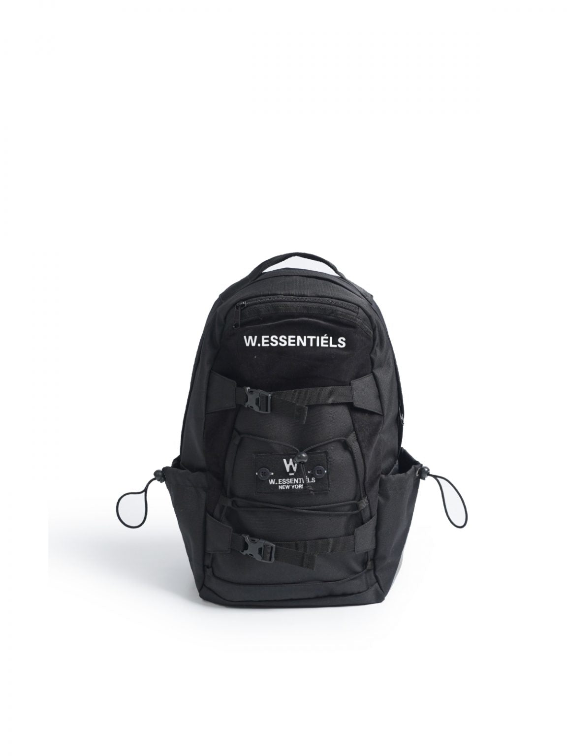 W.Essentiels Alsace Backpack W/Corduroy Detail Black