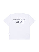 ADLV Baby Face Apple Hairboy Short Sleeve T-Shirt White