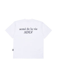 ADLV Baby Face Apple Hairboy Short Sleeve T-Shirt White