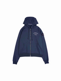 W.Essentiels Atelier De Brice Oversize Zip Hoodie Midnight Blue