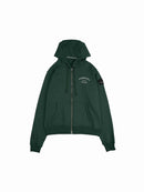 W.Essentiels Atelier De Brice Oversize Zip Hoodie Forest Green