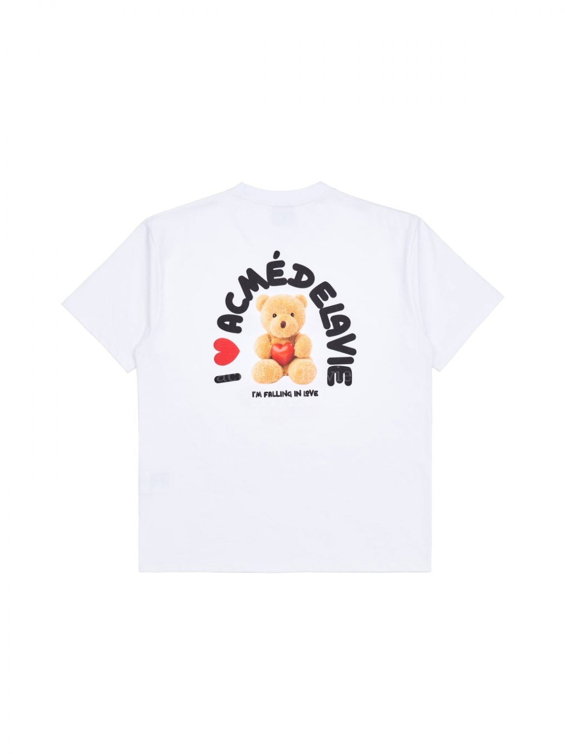 ADLV I Love Teddy Bear Short Sleeve Tee White