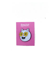 Rip N Dip Flower Belly Pin