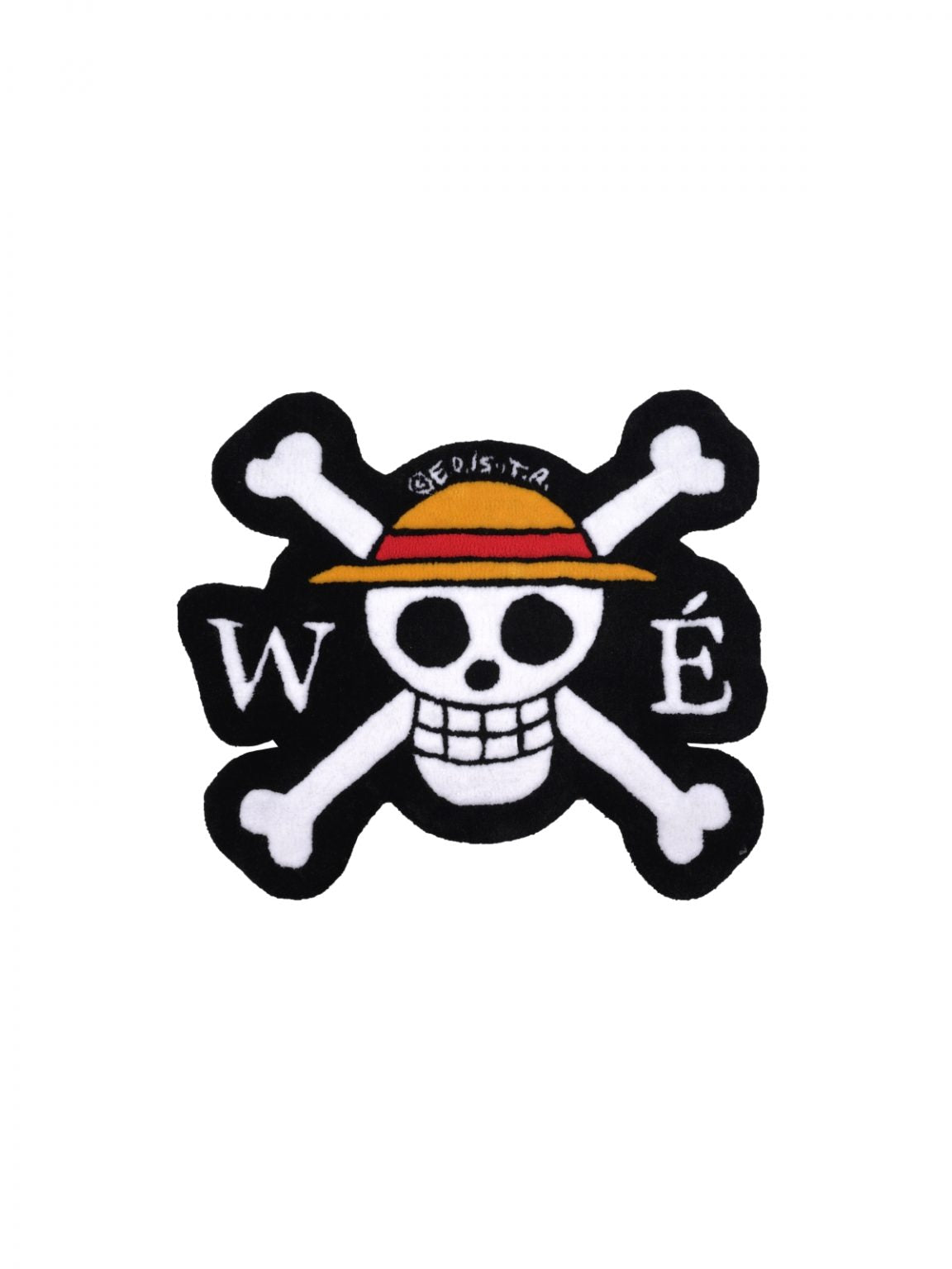 W.Essentiels x One Piece Mugiwara Big Rug Black