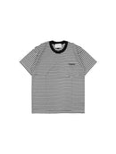 W.Essentiels Boxy Cut Pocket Tee Stripes Black White