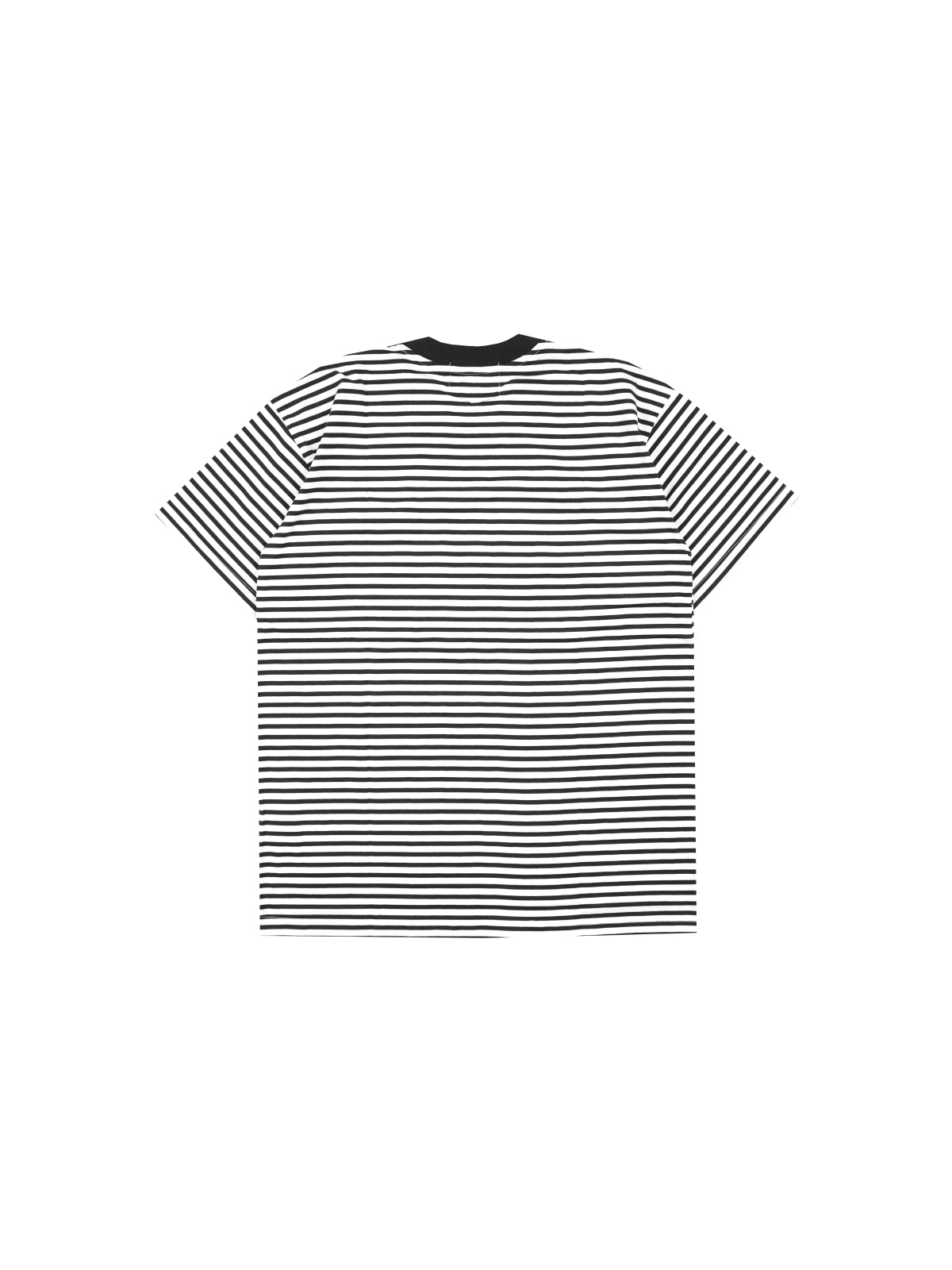 W.Essentiels Boxy Cut Pocket Tee Stripes Black White