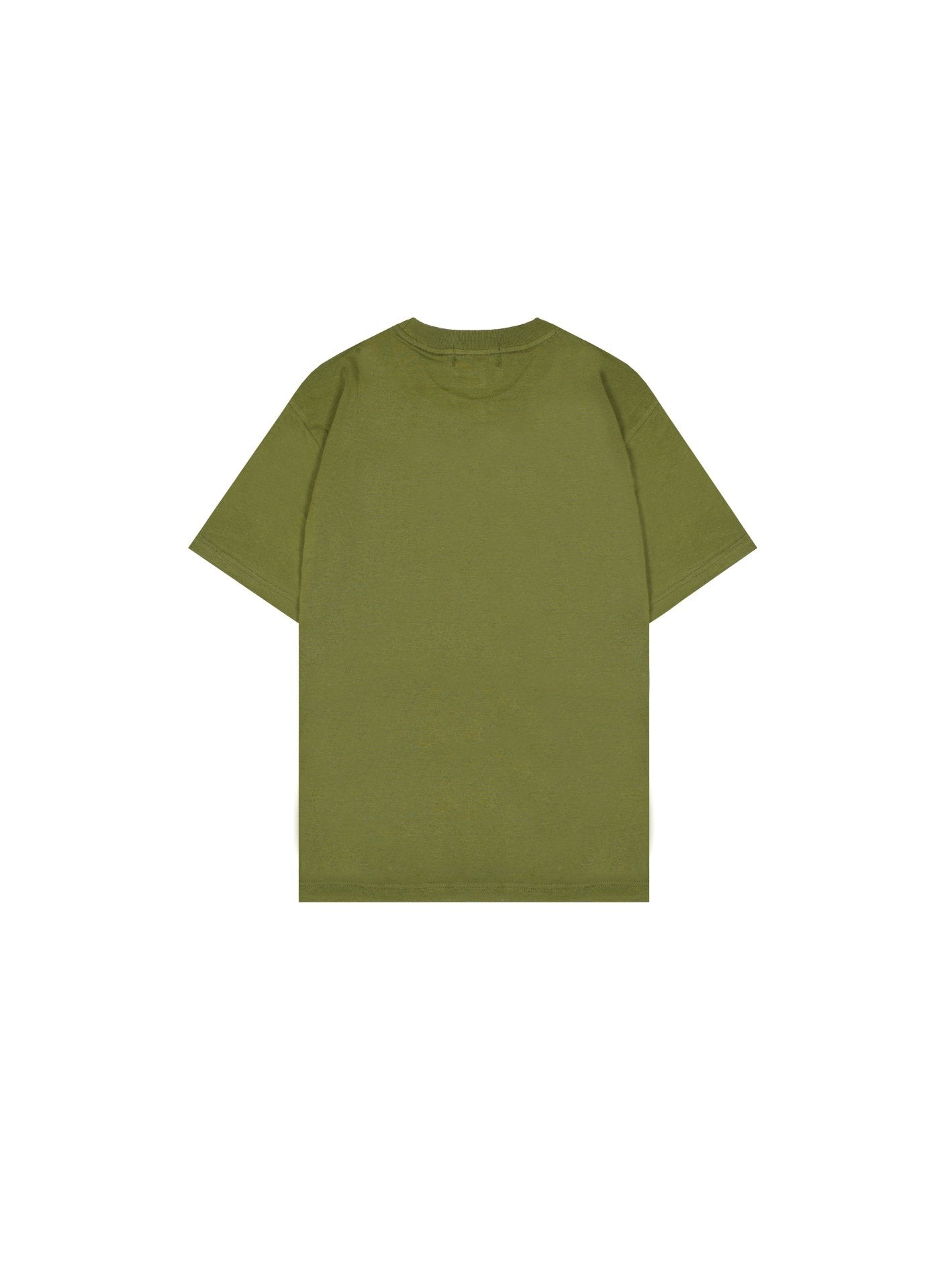 W.Essentiels Boxy Cut Pocket Tee Military Green