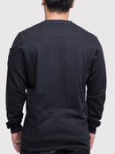 W.Essentiels Pouile Chest Logo Crewneck Noir Black