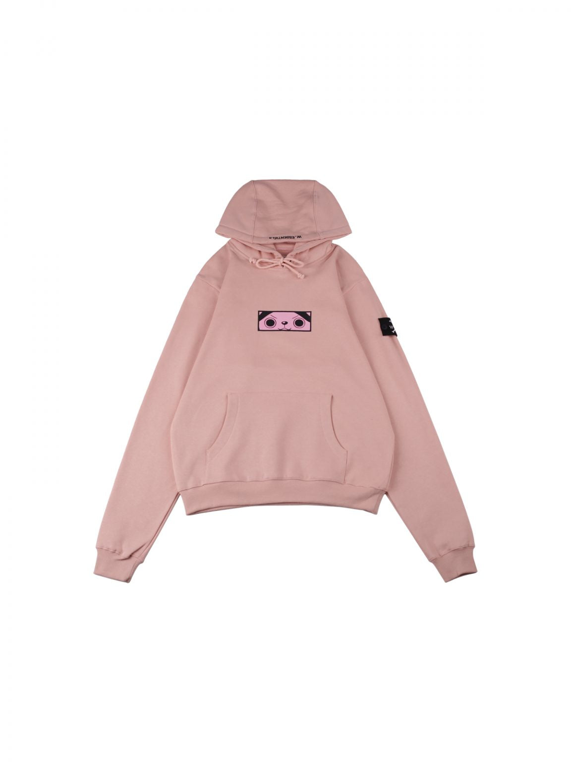 W.Essentiels X One Piece Type Face Chopper Oversize Hoodie Peach