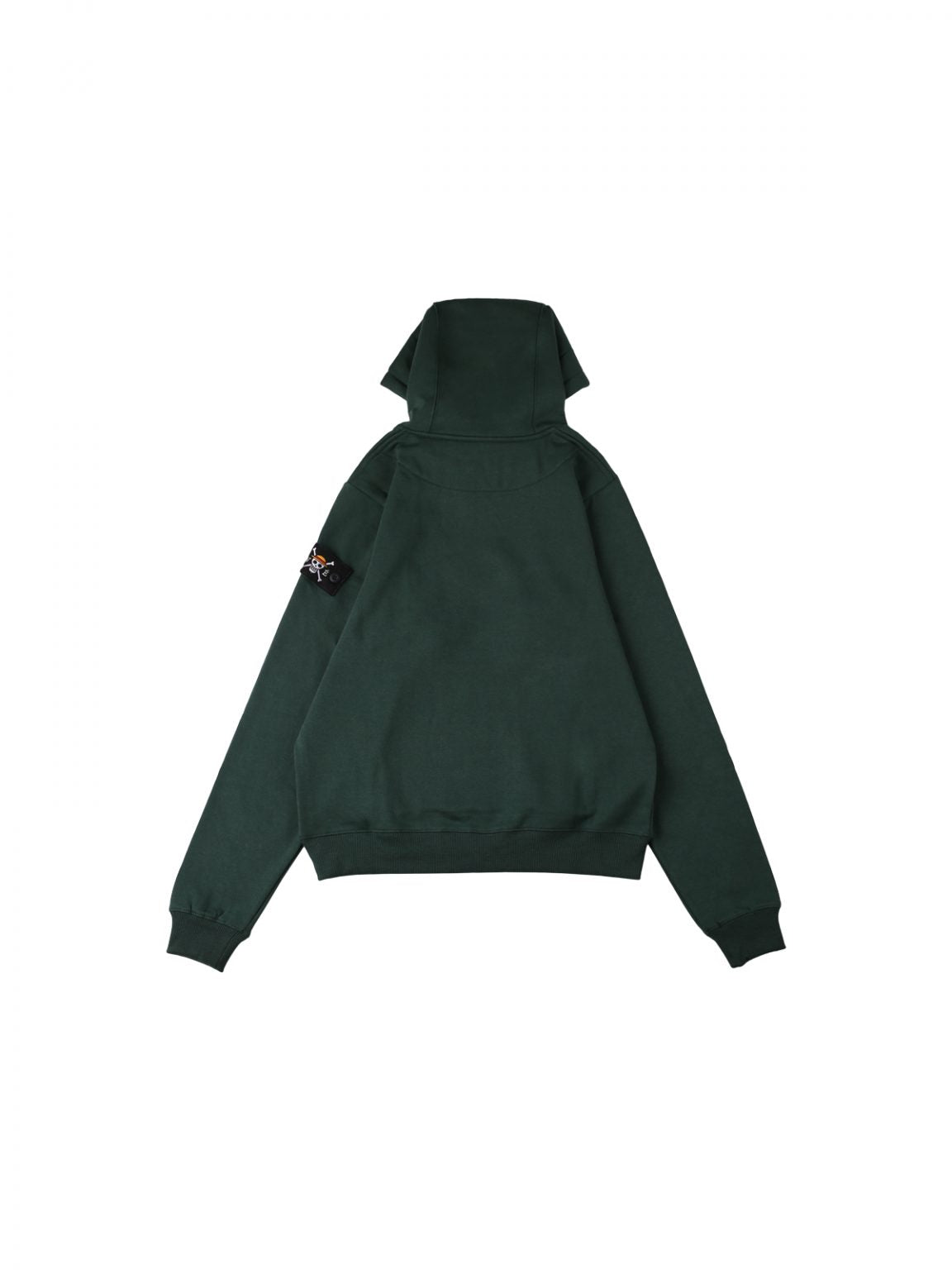 W.Essentiels X One Piece Type Face Zoro Oversize Hoodie Forest Green