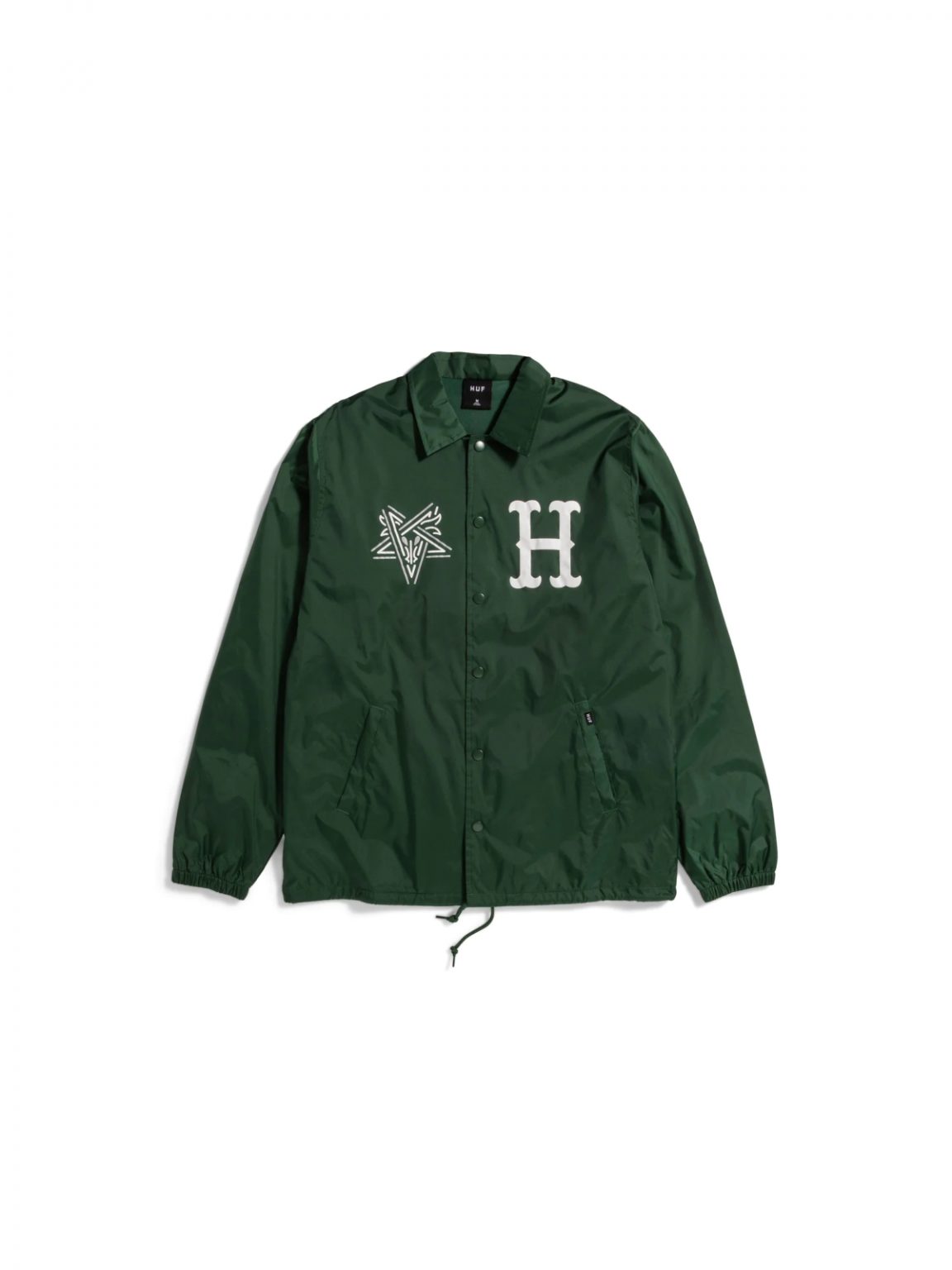 HUF Split Coaches Jacket Forest Green