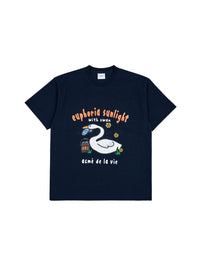 ADLV Fish Swan S/S Tee Navy