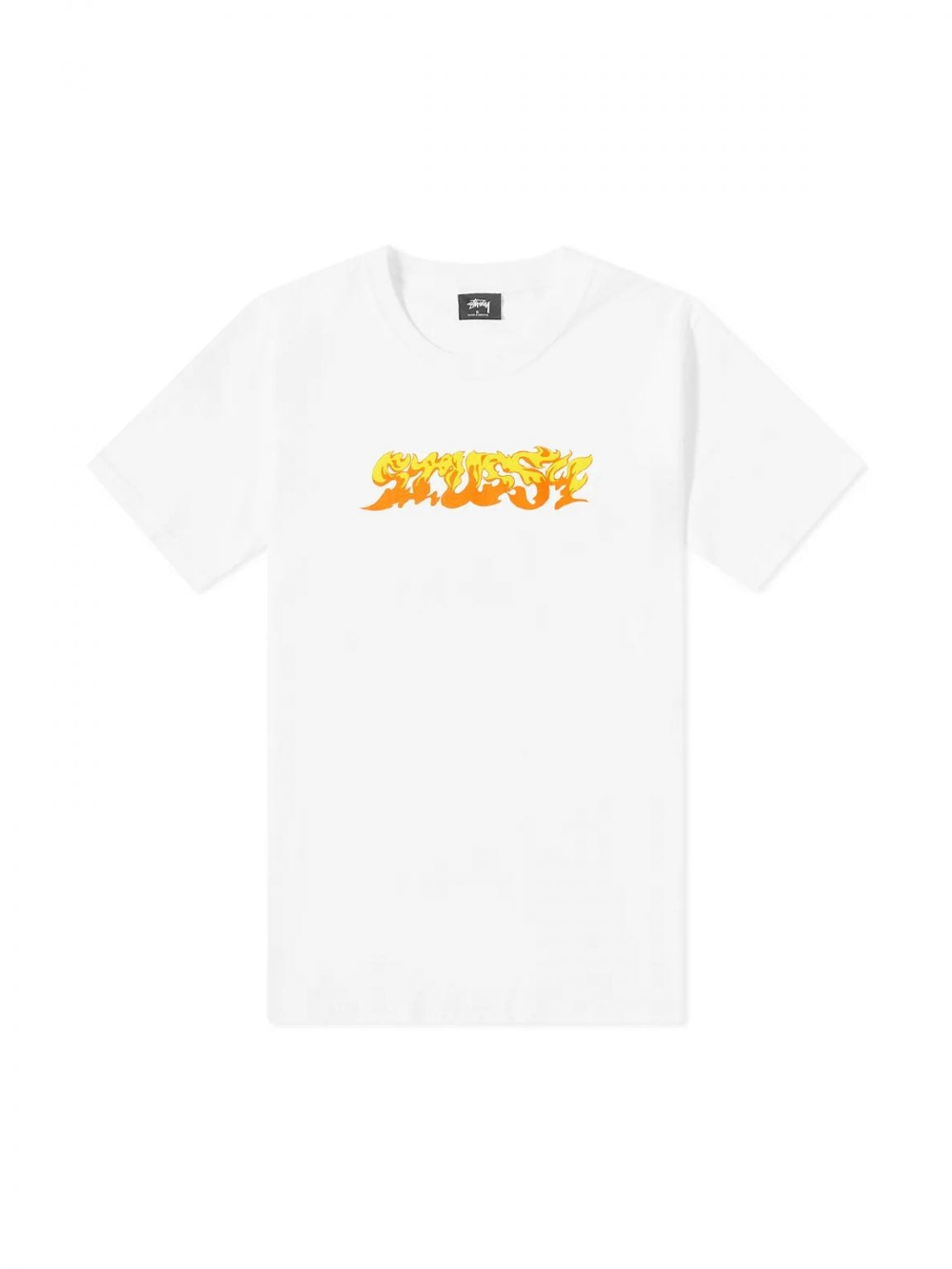 Stussy Flames Tee White