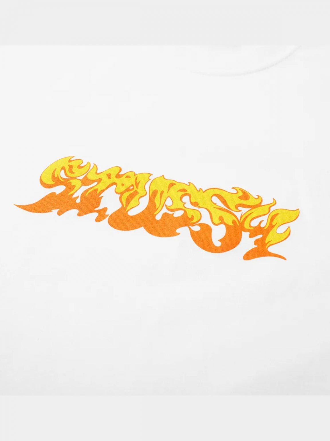 Stussy Flames Tee White