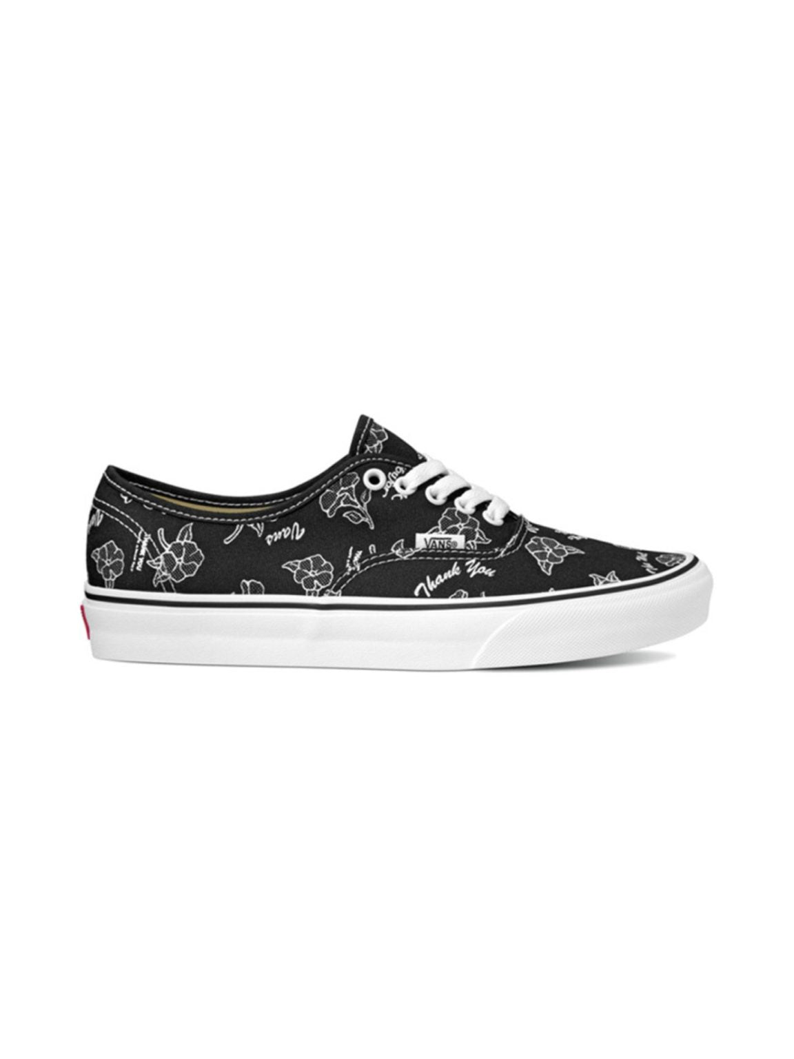 Vans Authentic Thank You Floral Black / True White