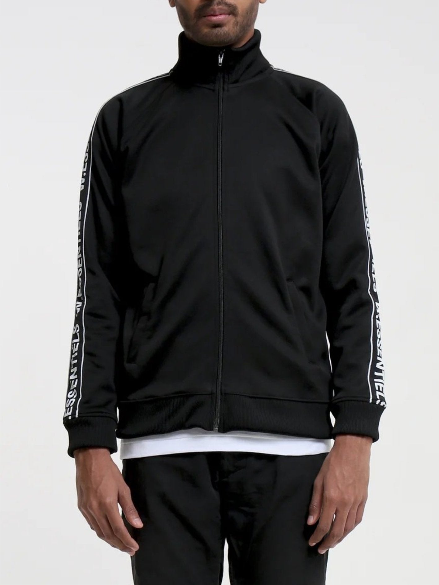 W.Essentiels Florent Tracktop Jacket Black