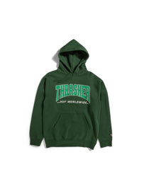 HUF Bayview P/O Hoodie Forest Green