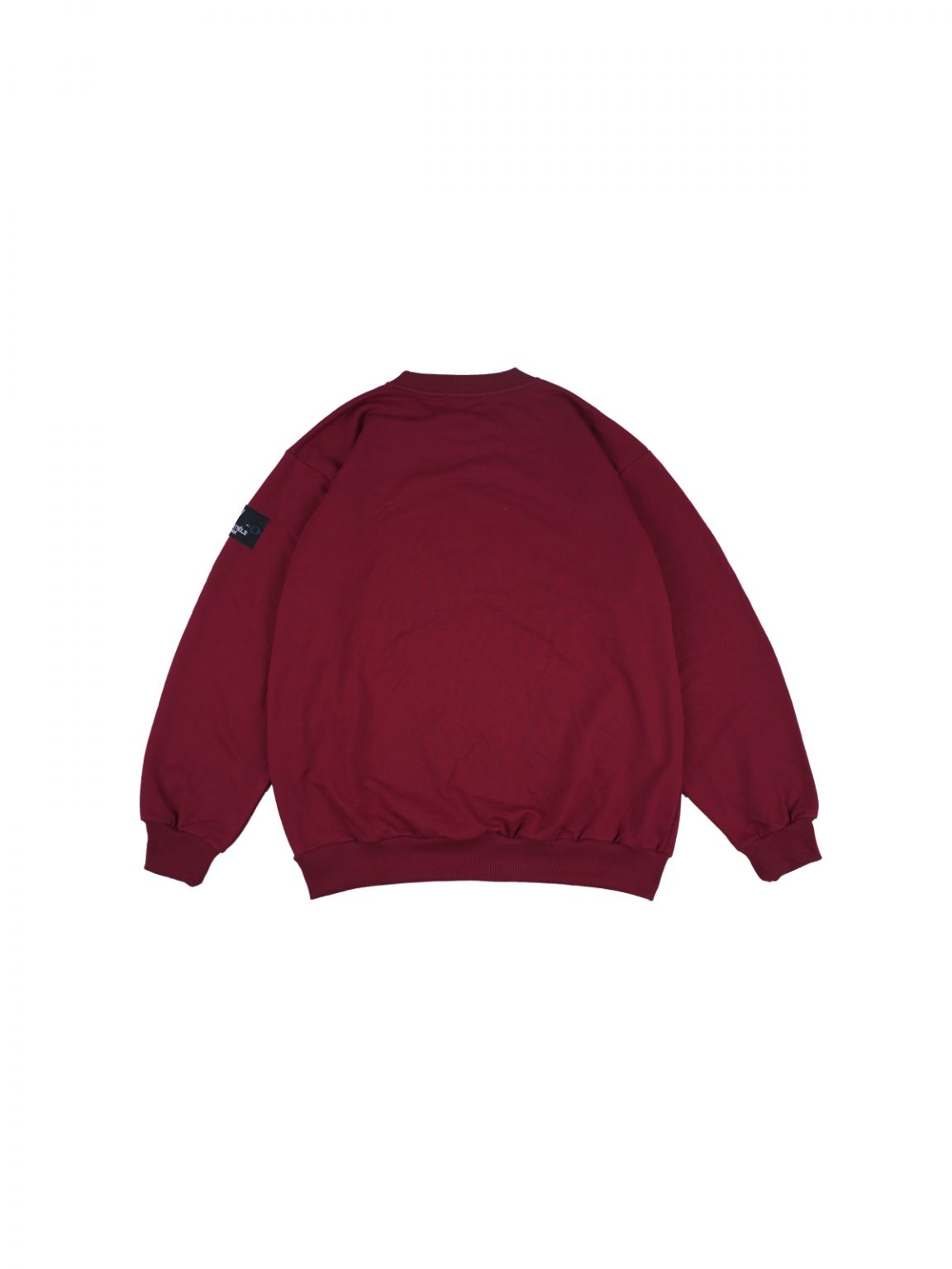 W.Essentiels Calatrava Universite Football Crewneck Foxblood