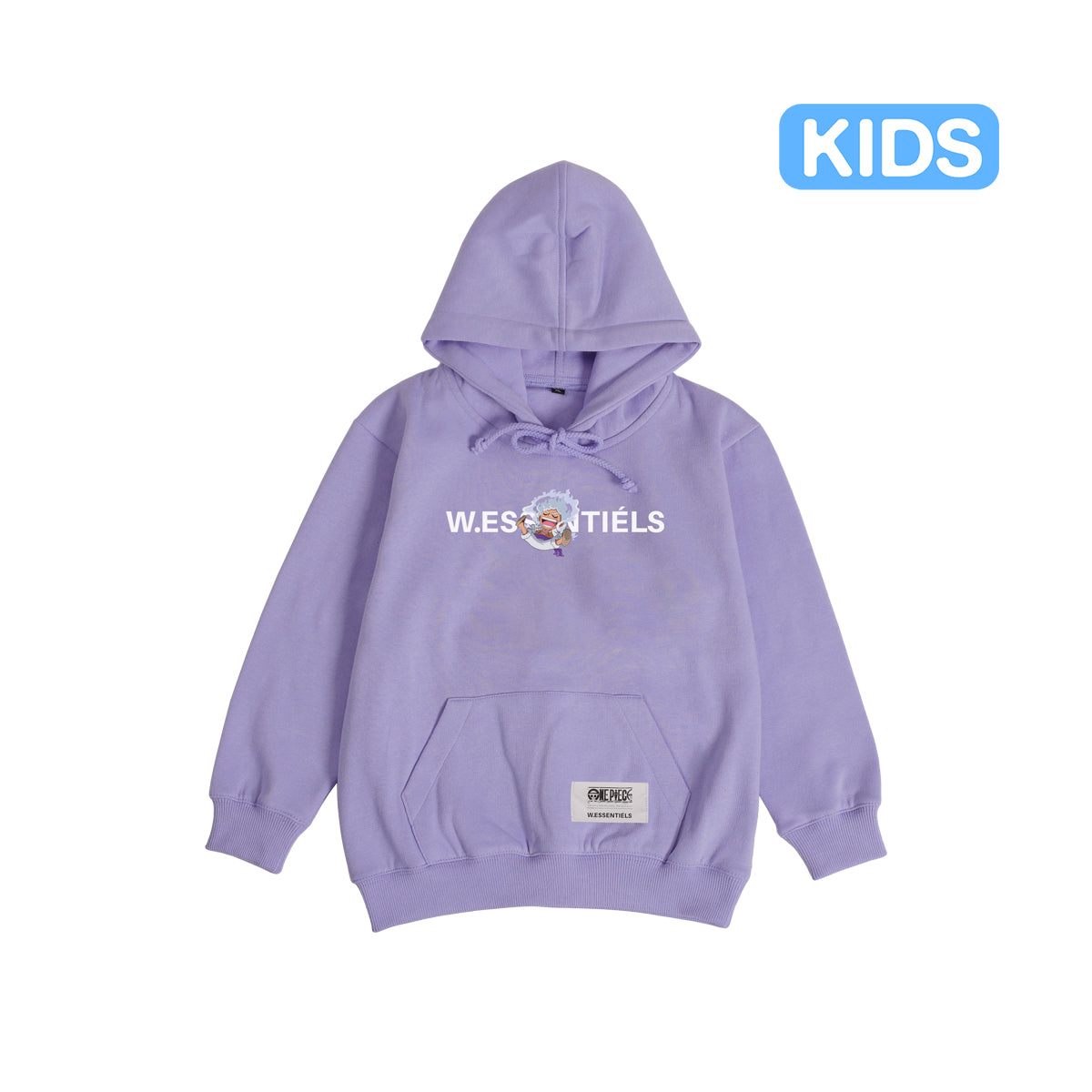 W.Essentiels x One Piece Primavera Gear 5 Luffy Kids Hoodie Lilac Purple