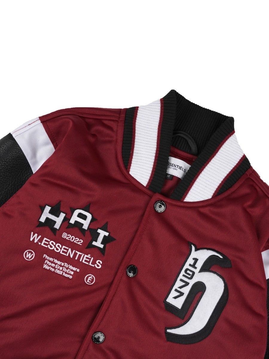 W.Essentiels x HAI Borderless Youth Collegiate Varsity Jacket