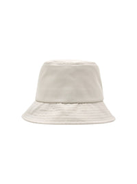 ADLV A Logo Circle Emblem Embossing Patch Bucket Hat Cream