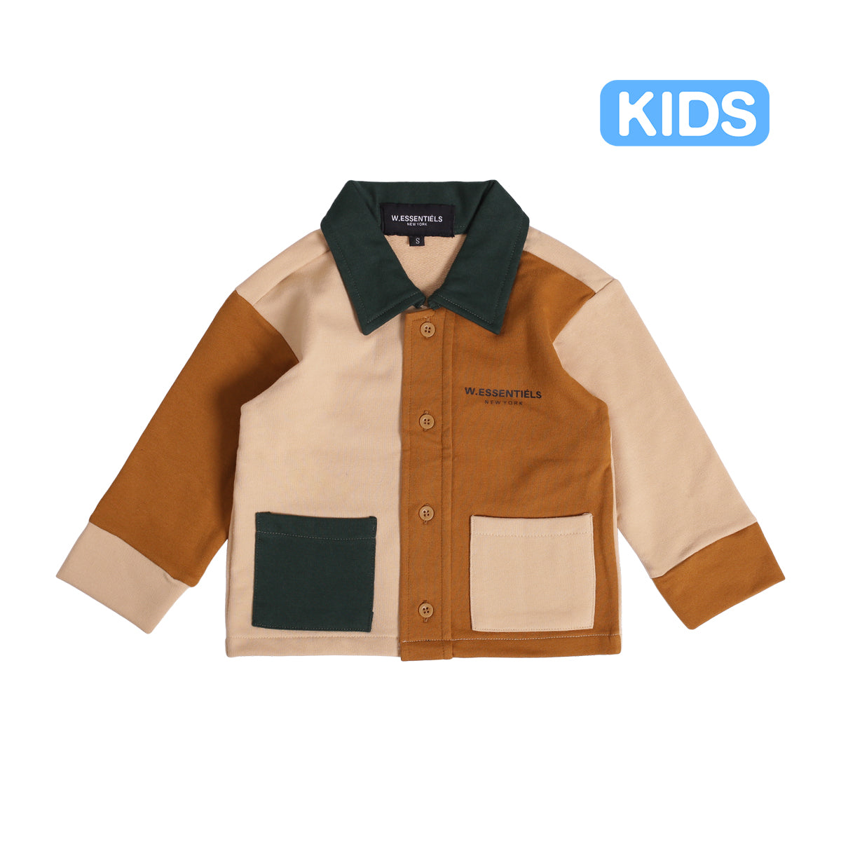 W.Essentiels Hermite Flight Jacket Kids Sand/Brown/Forest