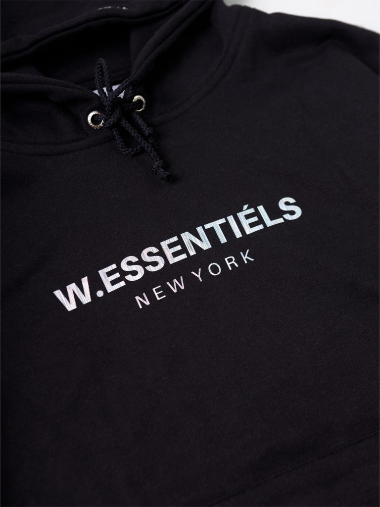 W.Essentiels Le Plissement Oversize Hoodie Noir Black