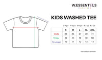 W.Essentiels Kids Threshold Ref-2126 Acid Wash Tee Angelo Azzuro (Blue)