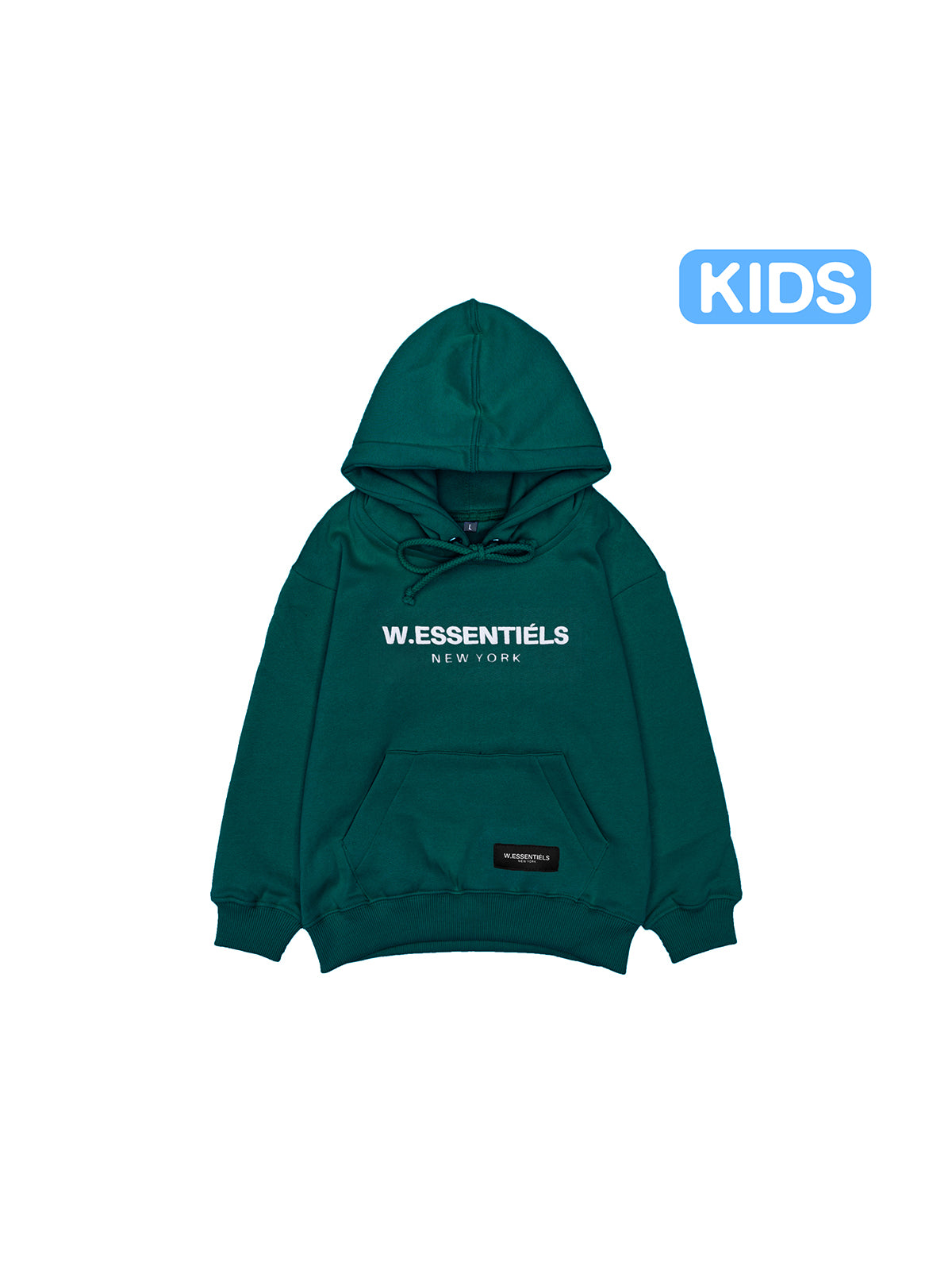 W.Essentiels Ecume Oversize Hoodie Kids Forest Green