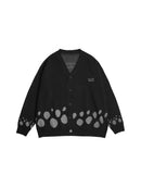 W.Essentiels x One Piece Trafalgar Law Oversize Cardigan Knitwear Noir Black