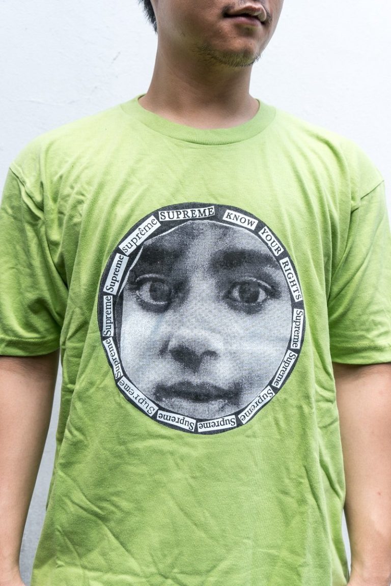 SUPREME Know Your Rights Tee Lime