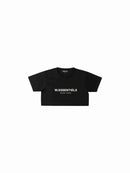 W.Essentiels Crop Top OG Logo Tee Black