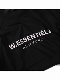 W.Essentiels Crop Top OG Logo Tee Black