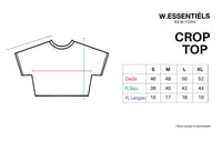 W.Essentiels Crop Top OG Logo Tee Black