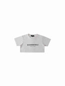 W.Essentiels Crop Top OG Logo Tee White