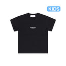 W.Essentiels Kids Boxy Cut Tee Mid Logo Black