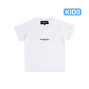 W.Essentiels Kids Boxy Cut Tee Mid Logo White