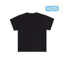 W.Essentiels Kids Boxy Cut Tee Mid Logo Black