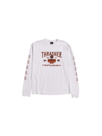 HUF Monteray L/S Tee White