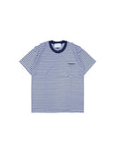 W.Essentiels Boxy Cut Pocket Tee Stripes Navy/White