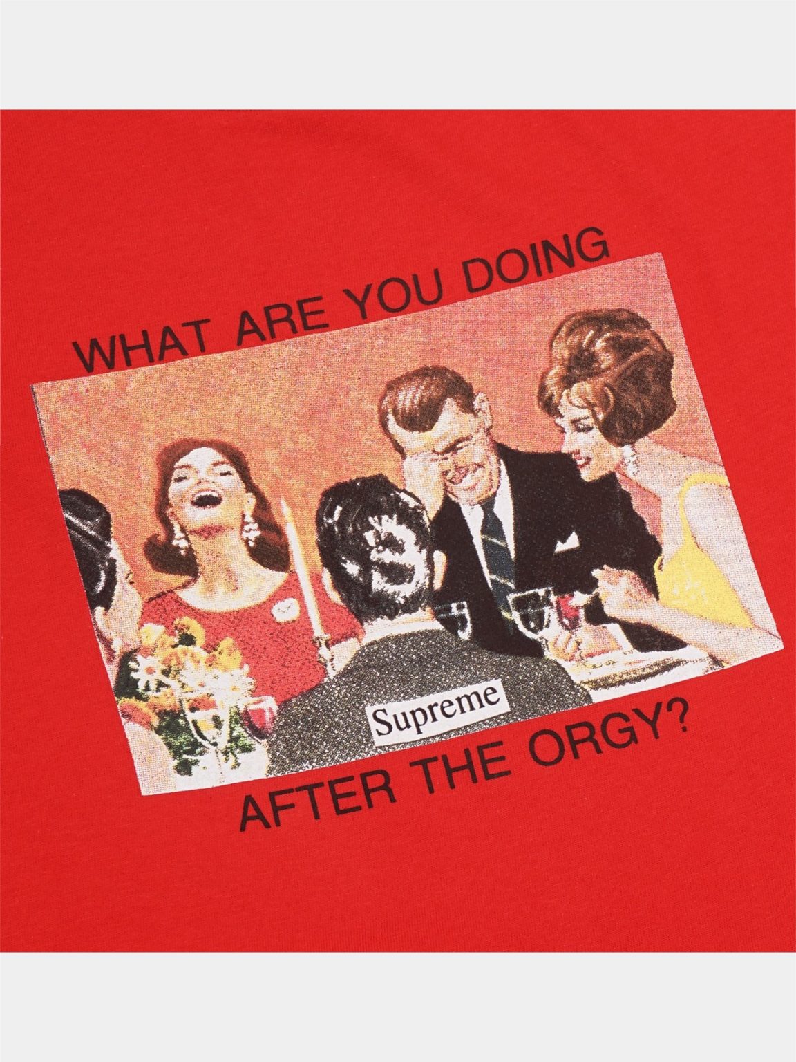 SUPREME Orgy Tee Red