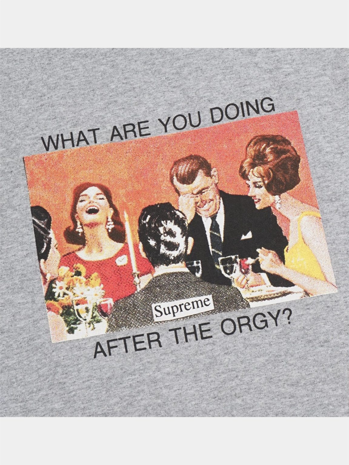 SUPREME Orgy Tee Grey