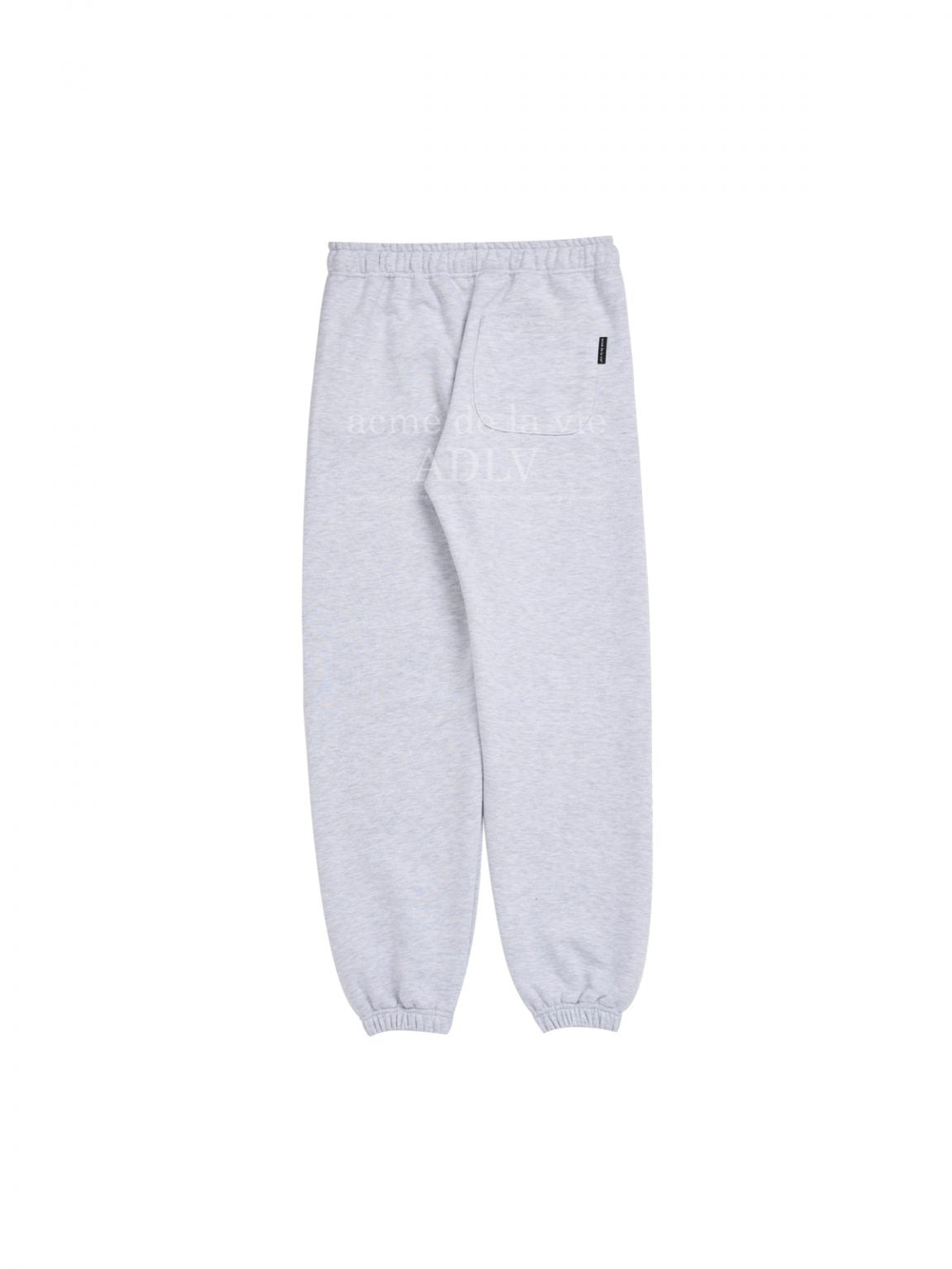 ADLV A Logo Emblem Patch Sweat Pants Melange