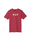 HUF Essentials OG Logo Tee Red