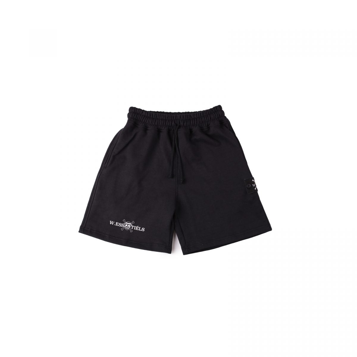 W.Essentiels X One Piece Mugiwara Relaxed Short Pants Black