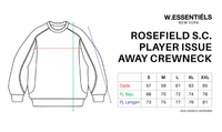 W.Essentiels Rosefield SC Player Issue Away Crewneck Black Carolina