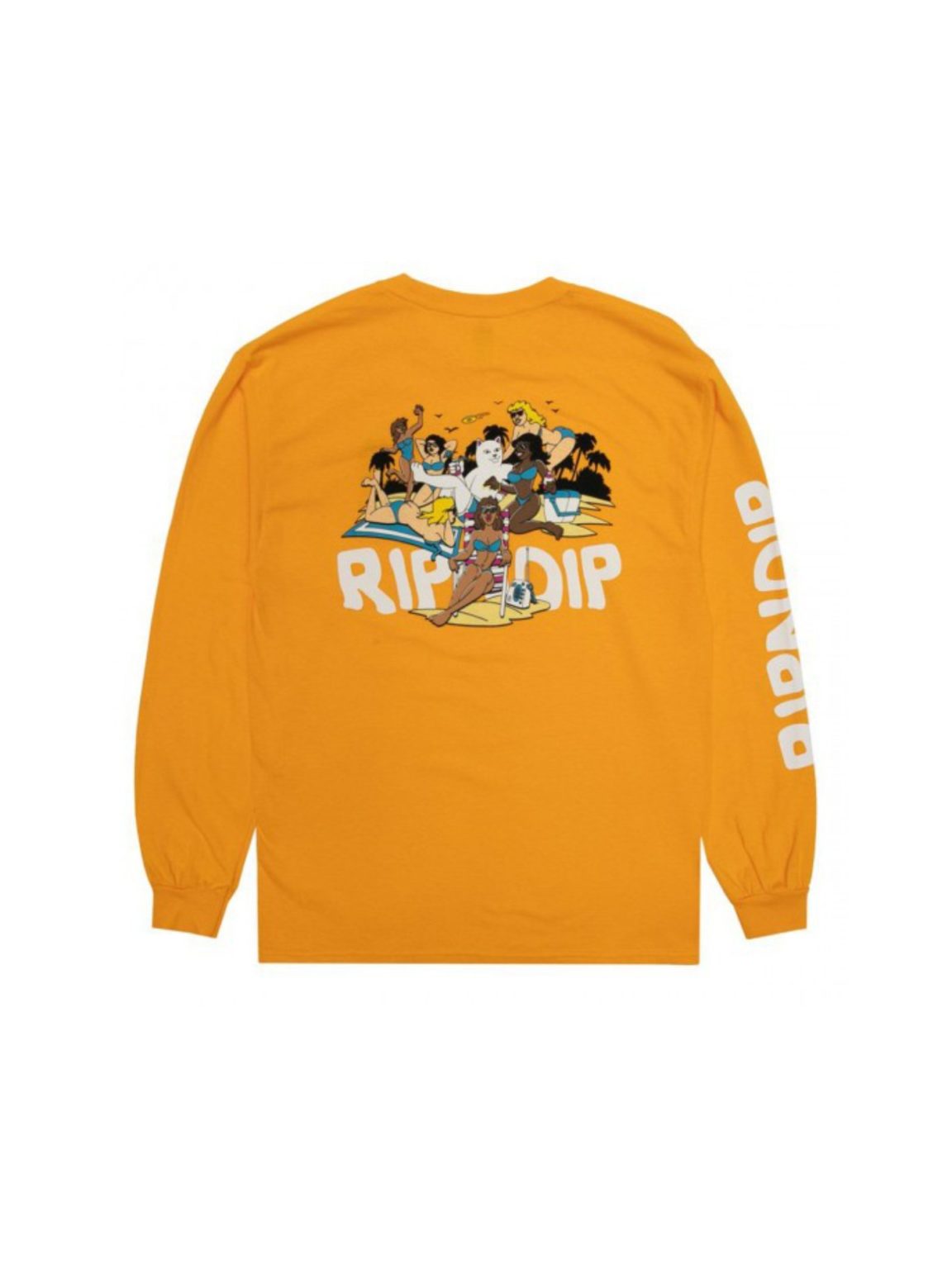 Rip N Dip Spring Break L/S Gold